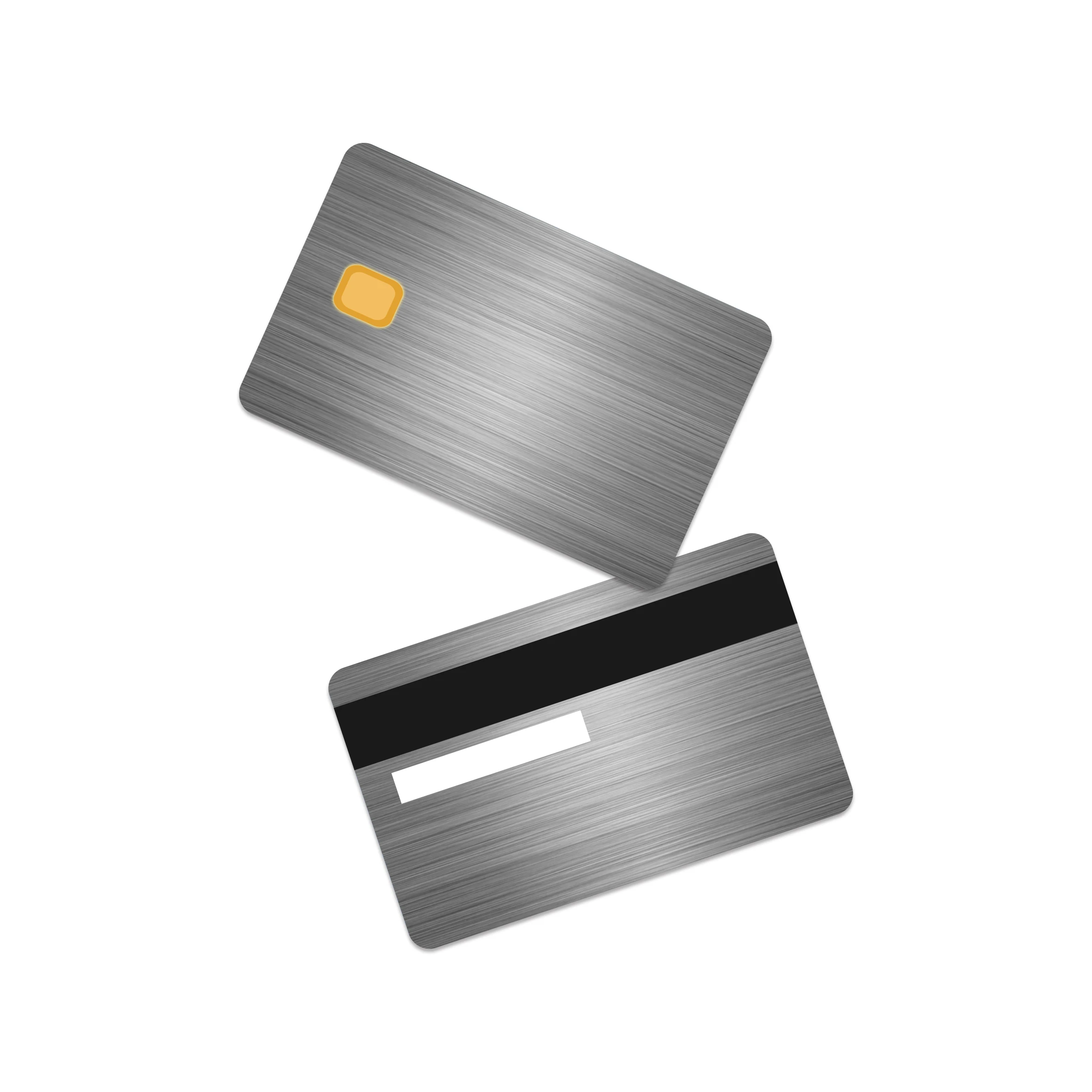 Визитница RFID NFC металлическая печатная матовая пустая карта из нержавеющей