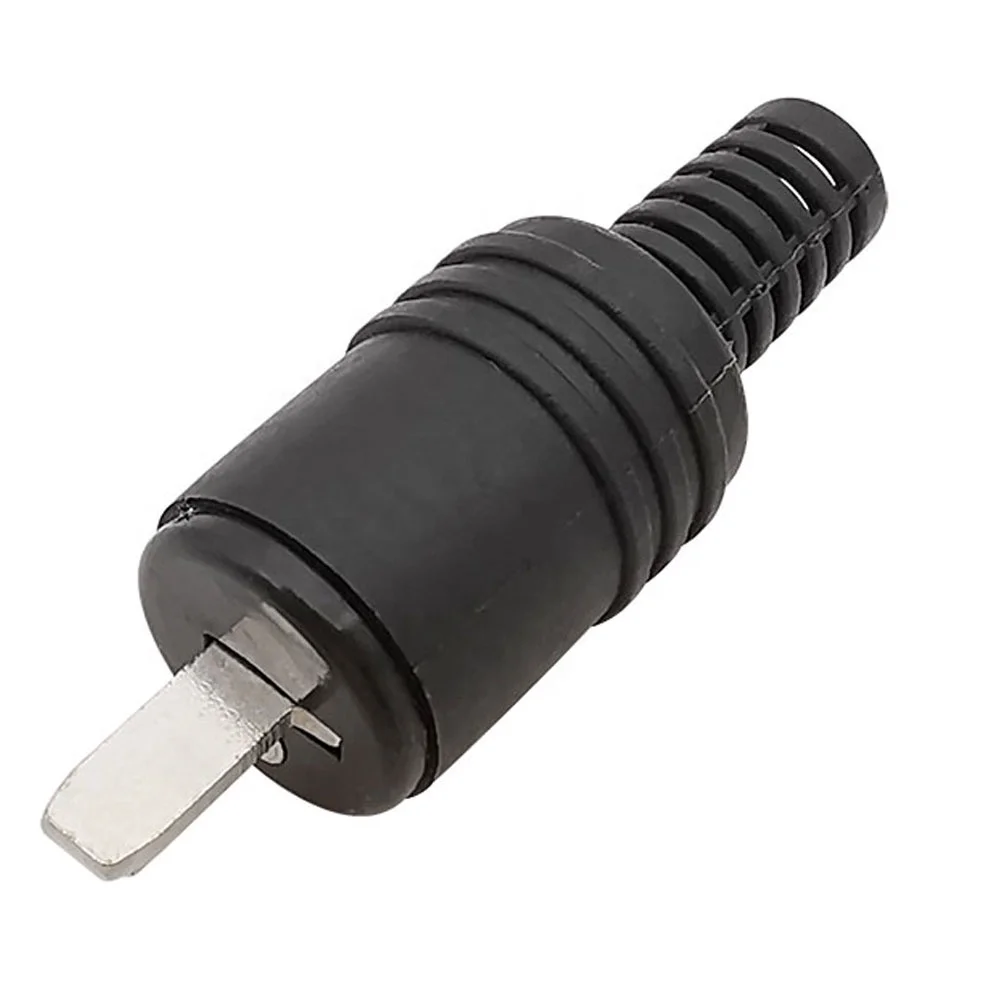 1/2/5Pcs 2 Pin DIN Plug Speaker HiFi Connector Screw Terminal Cable Solder Power Signal Plug Adapter Black