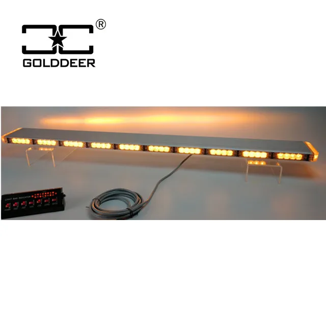 1200 мм алюминиевый светодиодный предупреждающий супер яркий световой бар используется янтарный свет грузовик стробоскоп скорой помощи огни