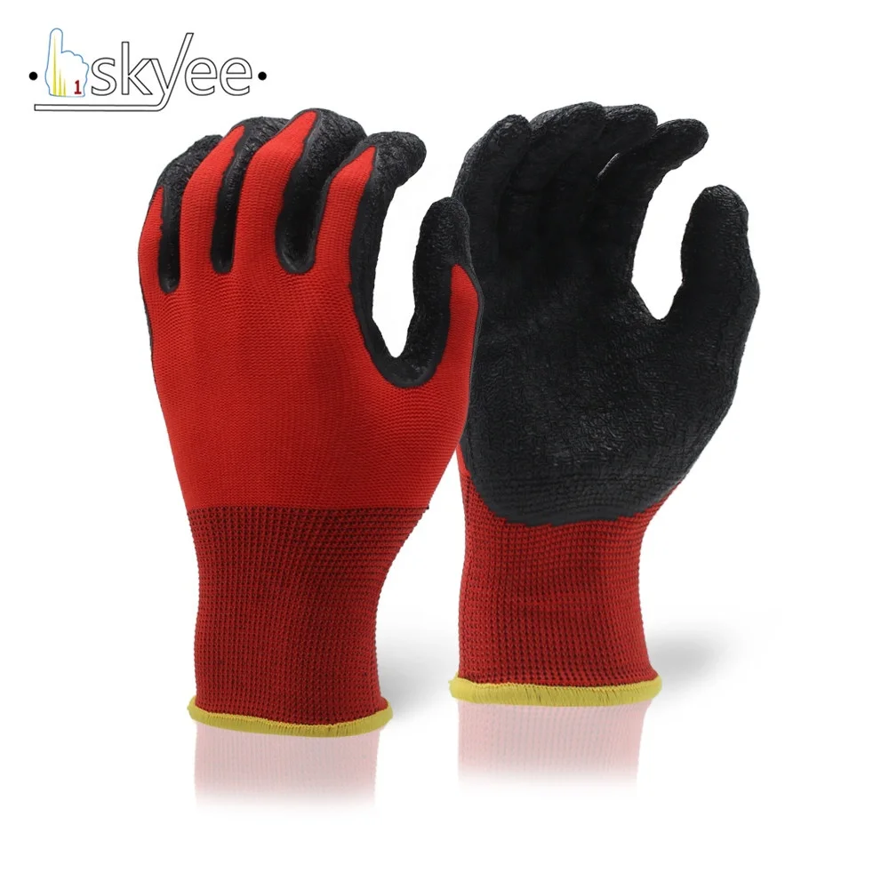  SKYEE 13 gardening gloves latex polyester