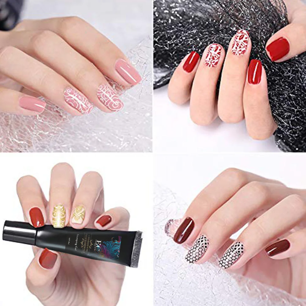 Pedicure and manicure custom design brand logo nail stamp polish gel scrapers stamping plates nail art stamper starter kit