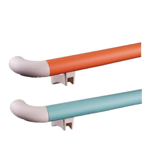 Hospital Corridor Handrail With Pvc And Aluminium Alloy Hospital corridor 38 Handrails PVC safe medical anti-collision handrail