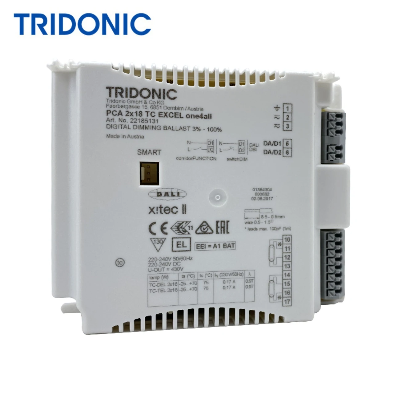 Tridonic led Driver IP67  LCI 30W 700mA M120  Compact fixed output Constant current LED Driver for outdoor use  for LED module