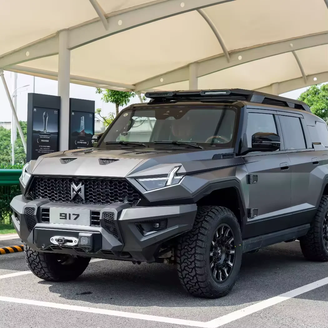 Handsome Dongfeng Warrior 917 Extended-Range 4x4 Off Road SUV Dongfeng Mengshi M-hero 917 New Energy Vehicle
