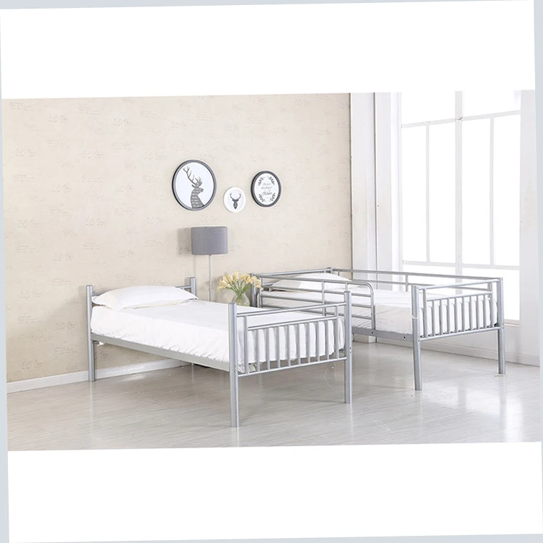 Bunk Bed Wood Double Decker White-color-bunk-beds-adult for Sale in Sharjah Second Hand Triple Beds Home Furniture Iron Modern