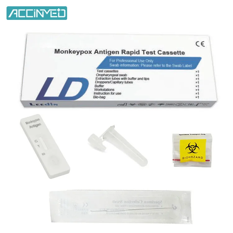 Diagnose Virus Detection Reagent DNA Real-time Rapid Self Test Antigen Monkeypox Cassette Kit