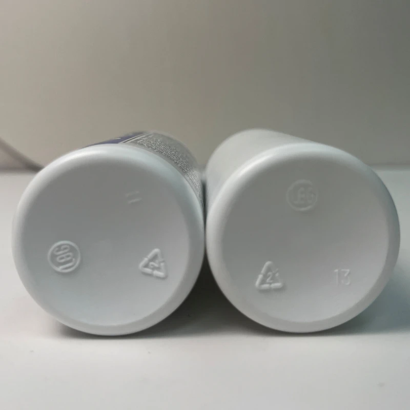 Child resistant cap double wall ribbed pressure screw cap minoxidil 5% hair growth packaging