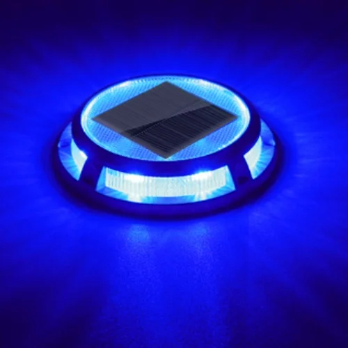 Outdoors Garden Decoration Blue Flood Light Outdoor Led Inground Light Solar Led Underground Light For Lawn Pathway