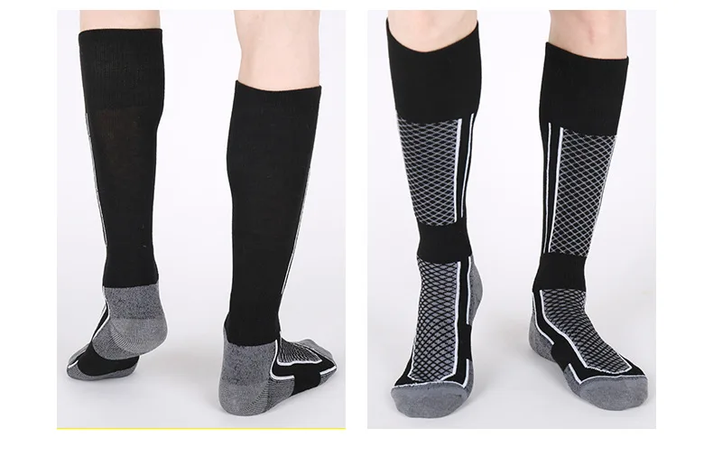 Hot sale long mountaineering ski socks outdoor thickened warm towel bottom sports socks for kids and adult