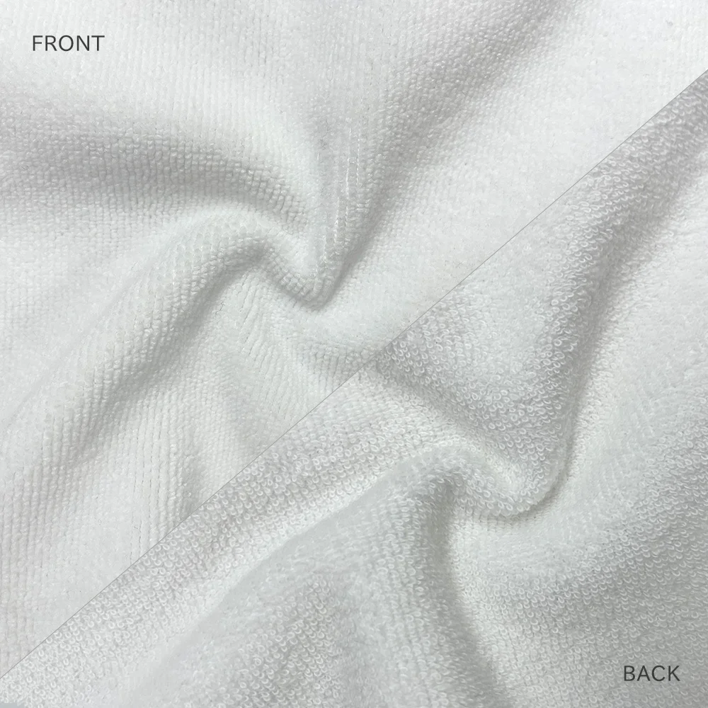 Subbank Factory Custom Printed Reusable White Polyester Microfiber Bath Towel Wholesale Sublimation Blank Bathroom Towels