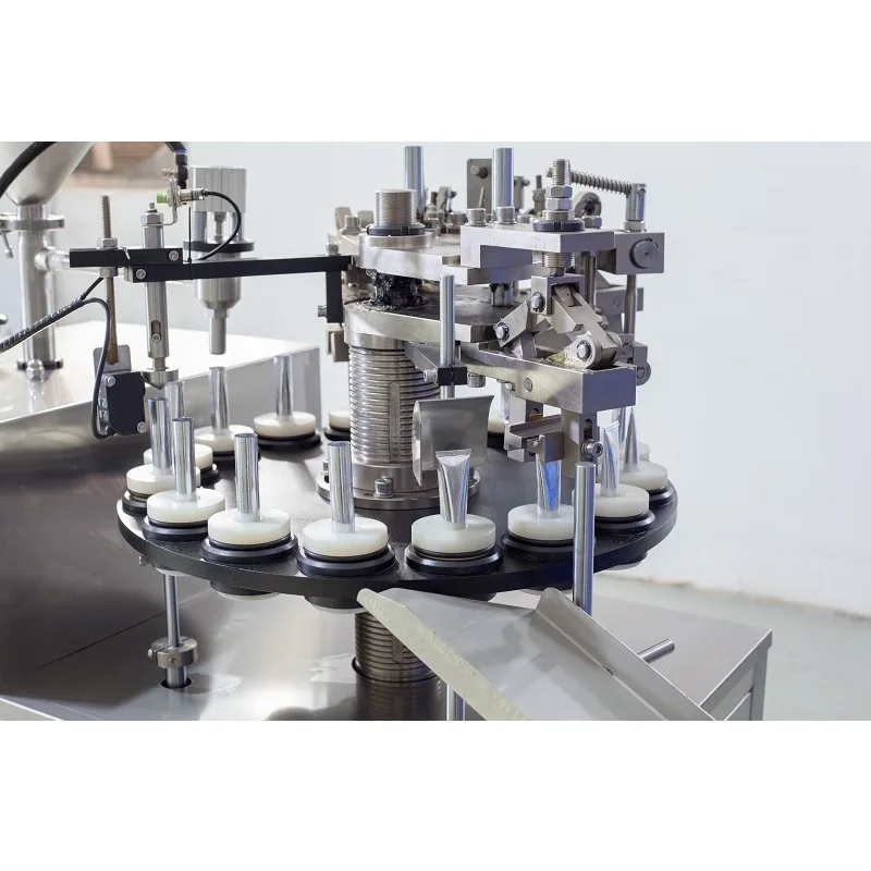 Landpack High Quality Manual Tube Filling Machine 10g-50g Ointment Glue Paint Paste Filling and Tube Folding Machine