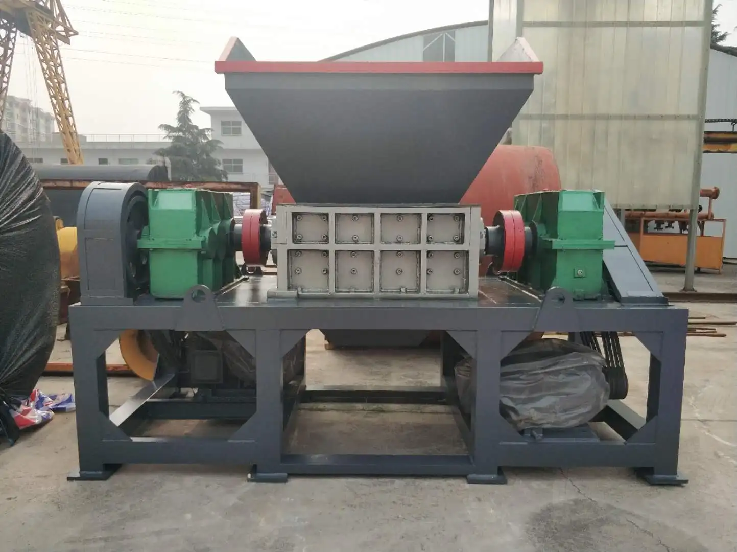aluminium bale shredder scrap bottle shredder machine small pop can crusher factory