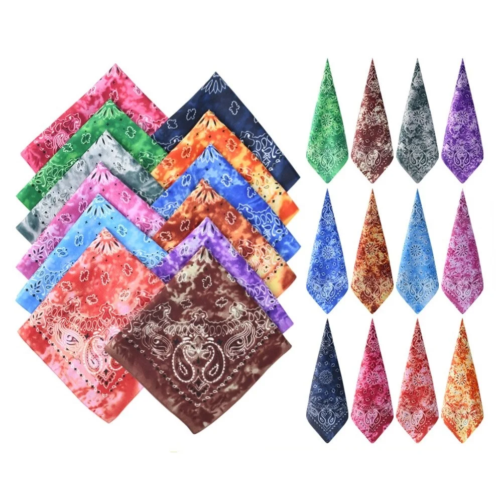 New arrival promotional custom 90x90 square silk scarf multifunctional scarf bandana for sale