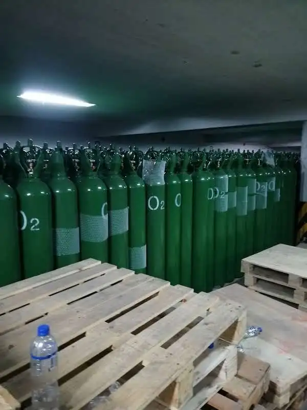 JD JP YA 50L 200bar seamless helium oxygen steel gas cylinder with CGA540 CGA580 valve for PERU