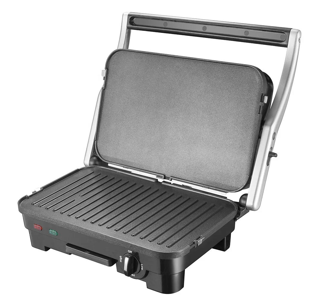 
detachable plate panini grill electric contact home grill with glass lid 