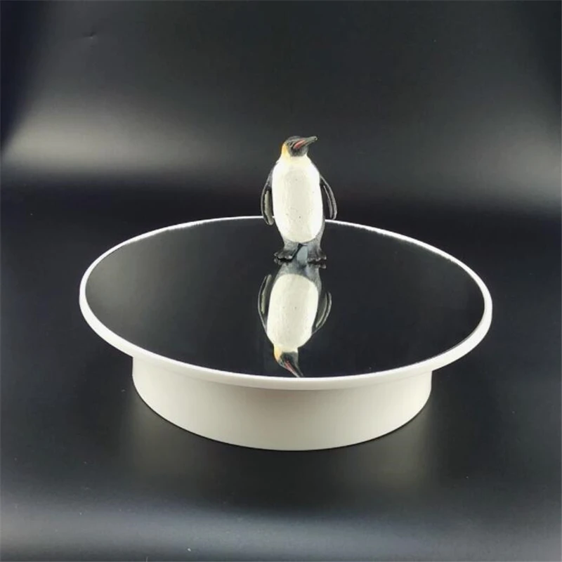 High quality  Electric turntable rotating display table stand mirror showcase for video shooting