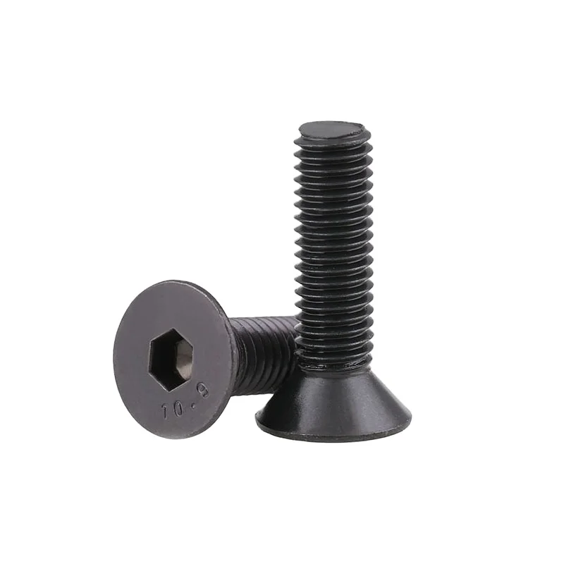 m6 high strength black hexagon socket screws 8.8 grade  DIN 7991