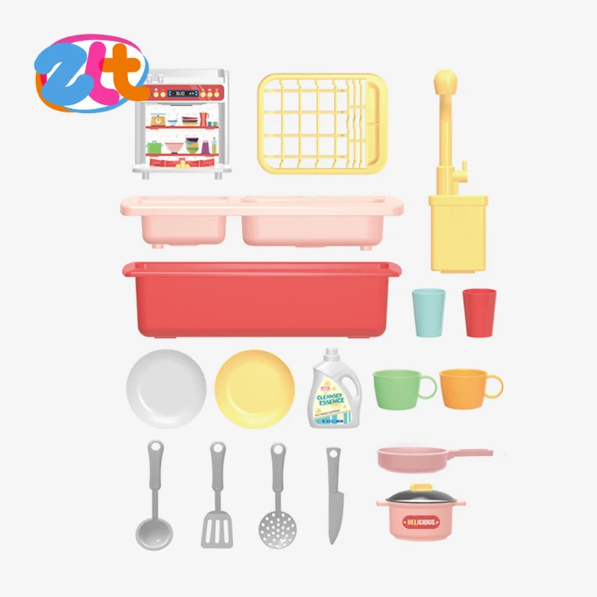 Имитация многофункциональной электрической кухонной раковины игрушечный набор для