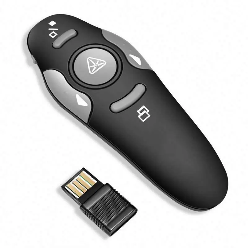 2.4Ghz RF Pointer Pen Wireless USB Power Point Presenter Remote Control Laser Pen Wireless Remote Red Laser Pointer