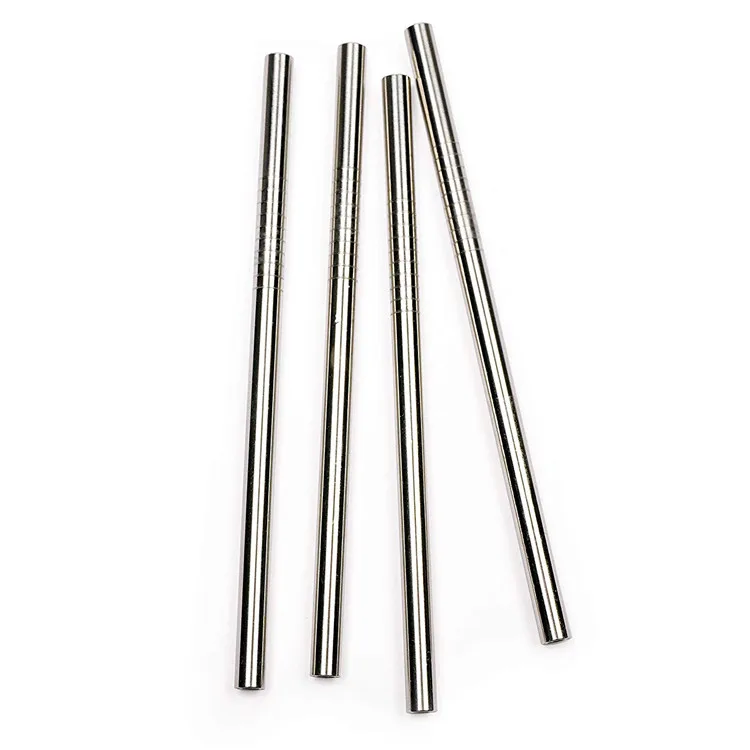 
Custom Hot Sale 120mm 125mm 140mm 160mm 5inch 6.3inch Short Bar Cocktail 304 Metal Stainless Steel Drinking Straws With Logo 