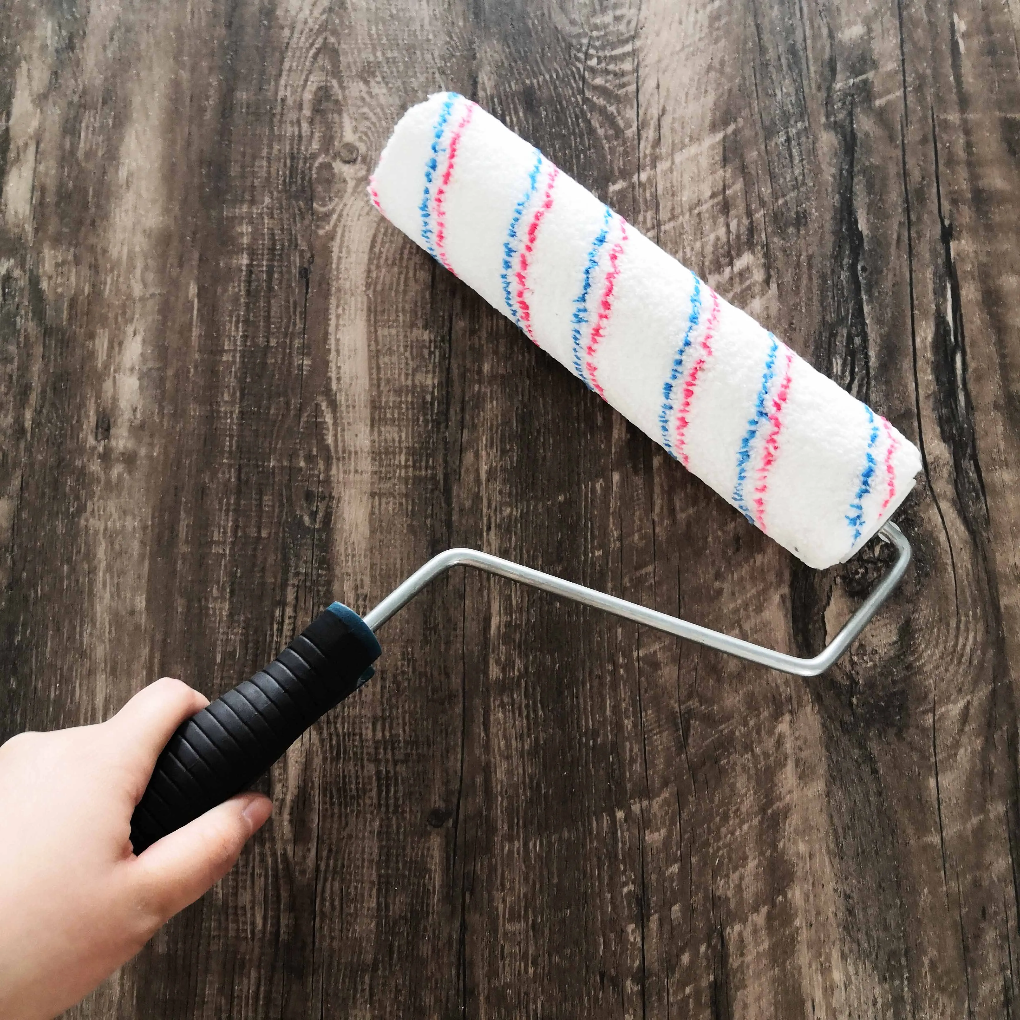 Customized 9inch Acrylic fiber or polyester or Microfiber stripe paint roller cover