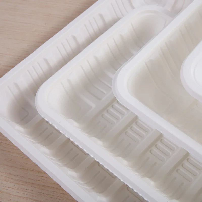 EcoNewLeaf 15 inch Corn Starch Disposable Sealable Frozen Food Packaging Tray Food Tray