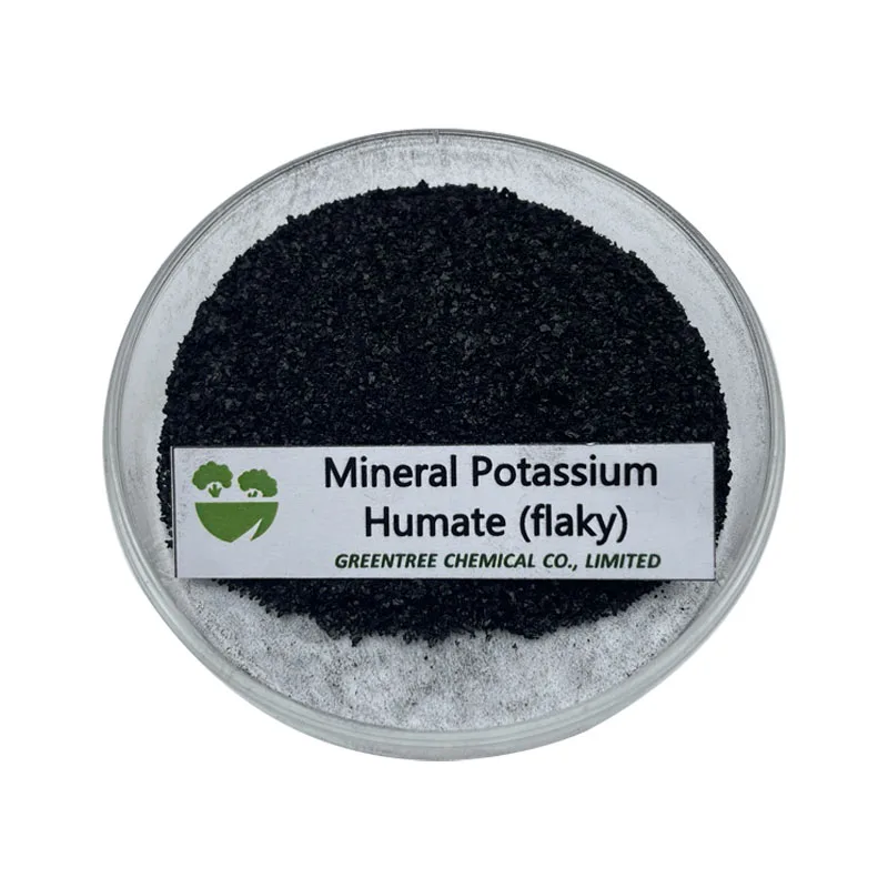 Agriculture Oragnic Fertilizer Mineral Leonardite Extract CAS 590-29-4 Potassium fulvic acid Shiny Flakes 60%