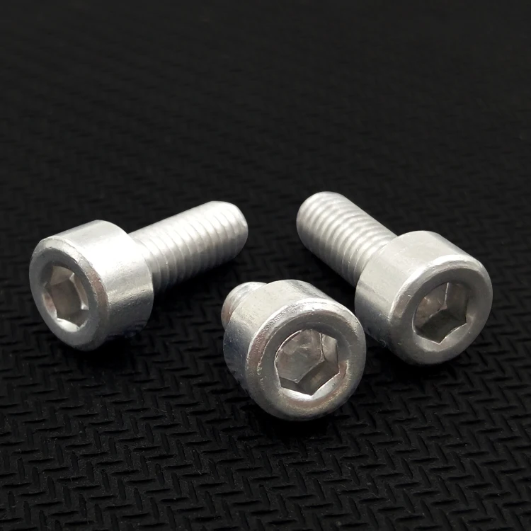 colored anodized al7075 al6063 3mm m2m3m4 allen aluminum socket head cap screw