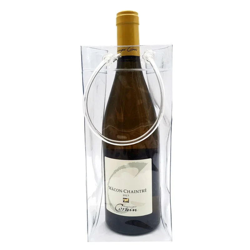plastic ice bag and ice cube pvc ice storage pack wine bag