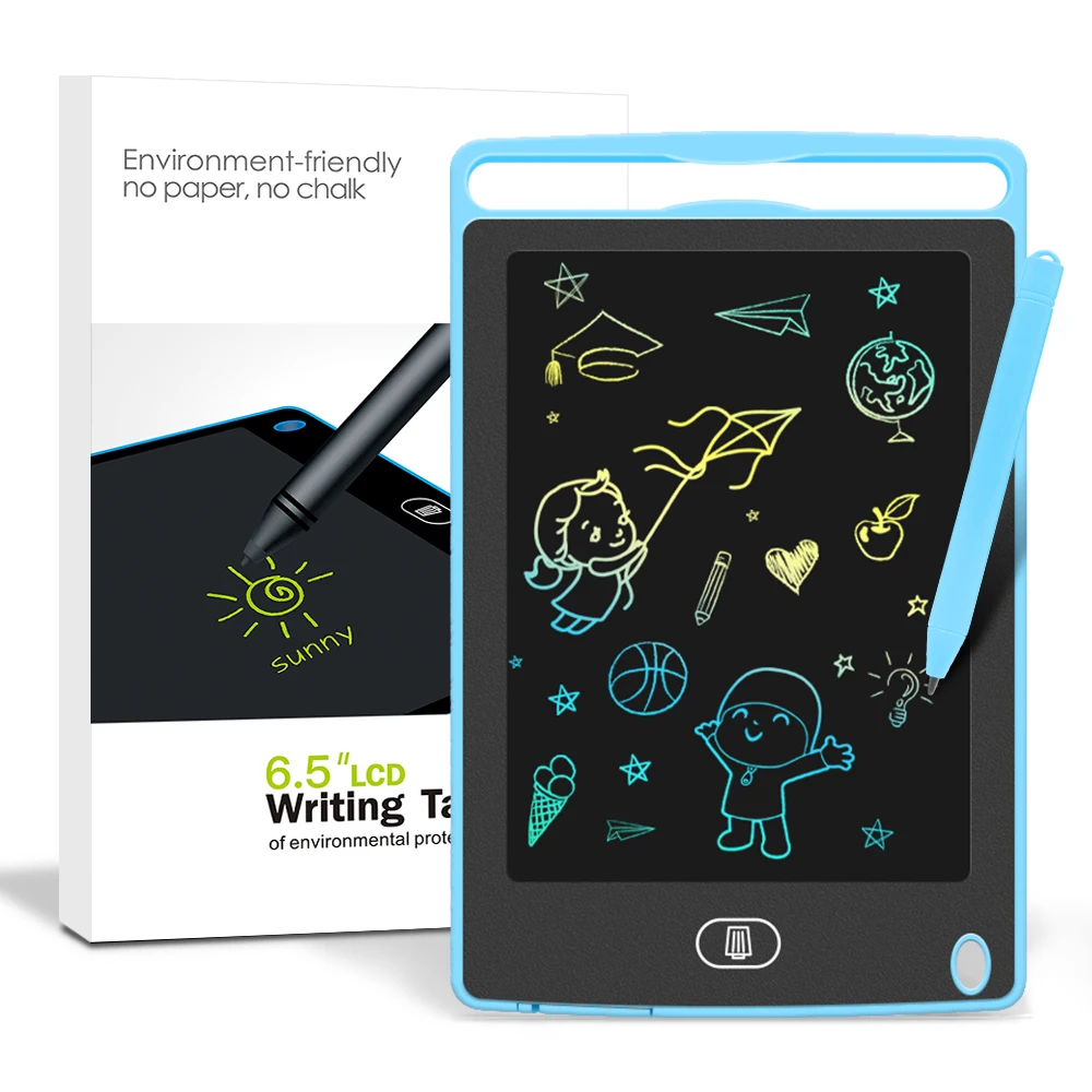 6,5 дюймов ЖК-планшет для рисования, цифровые Блокноты с ручкой