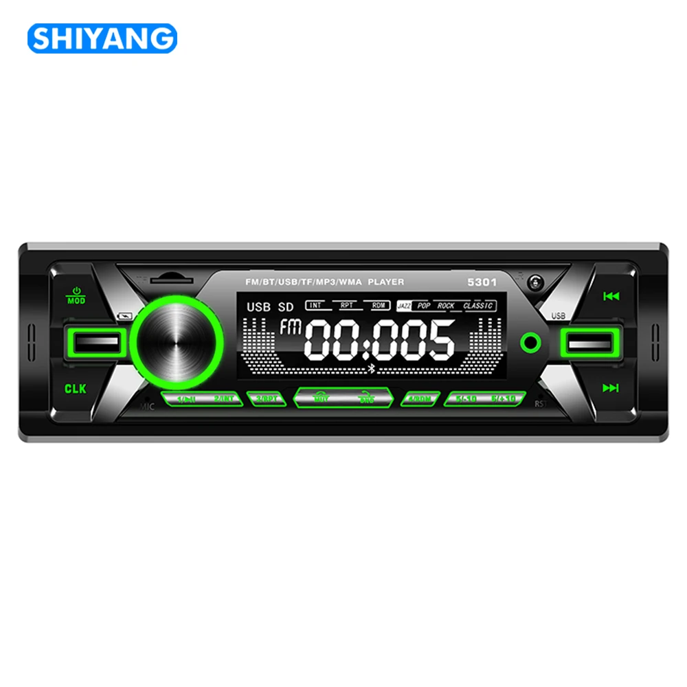 High Fidelity Stereo Autoradio Car Radio BT 12V 1 Din FM Aux In Receiver SD USB MP3  Car MP3 Player