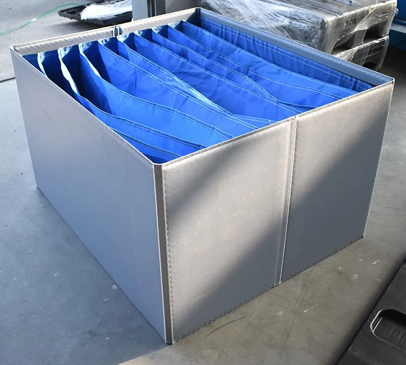 Автомобильные детали квадратная черная пластиковая Штабелируемая складная коробка для