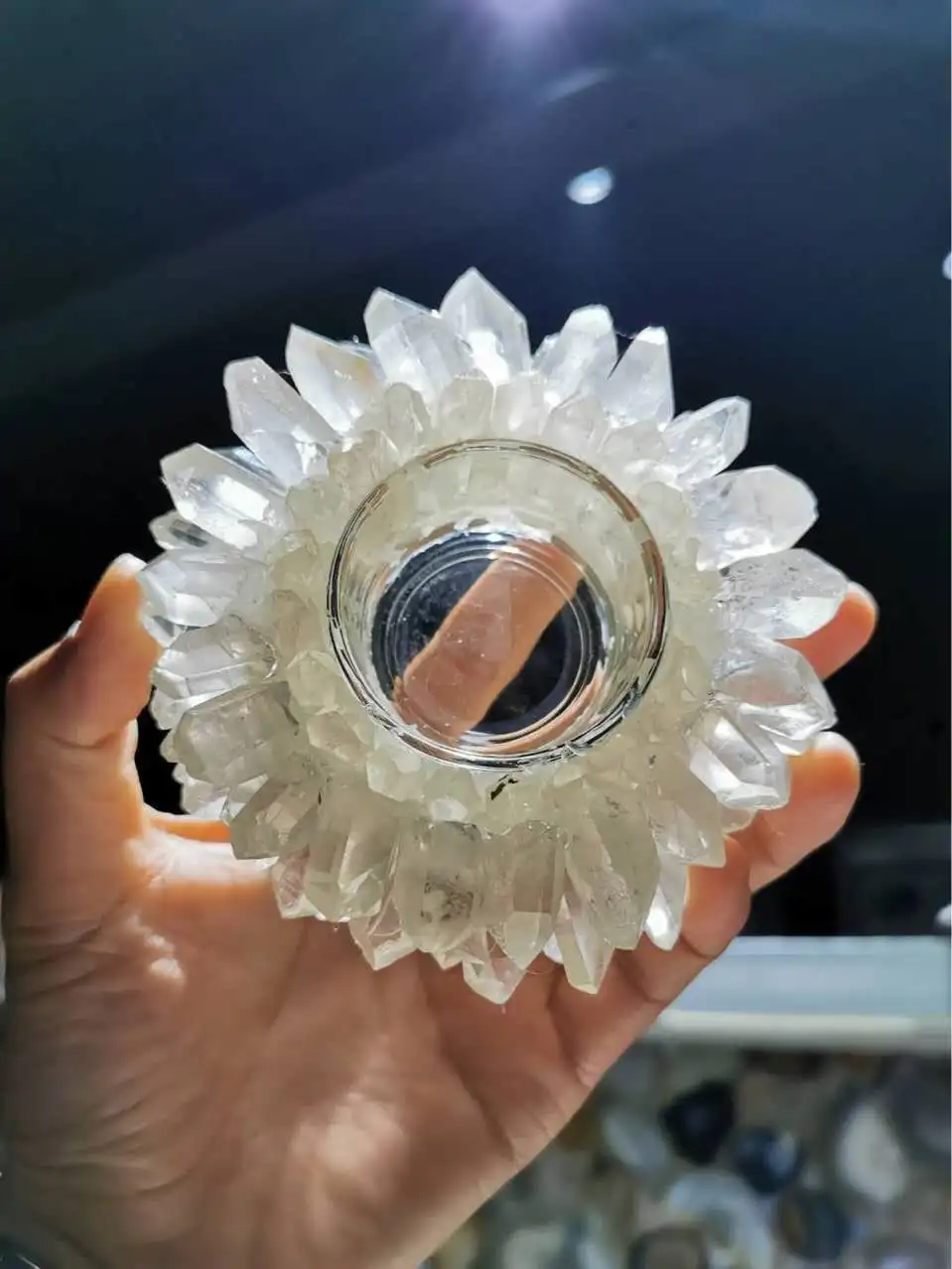Candle Holder Crystal Clear Quartz for Home Decoration Hot Selling Gemstones Minerals Natural Column Point White Feng Shui 10pcs