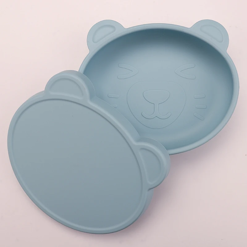 Supplies Baby Bowl Spoon Bib Silicone Suction Bowls For Baby, Leakproof Baby Bowl With Suction Silicone Base Removable Lid