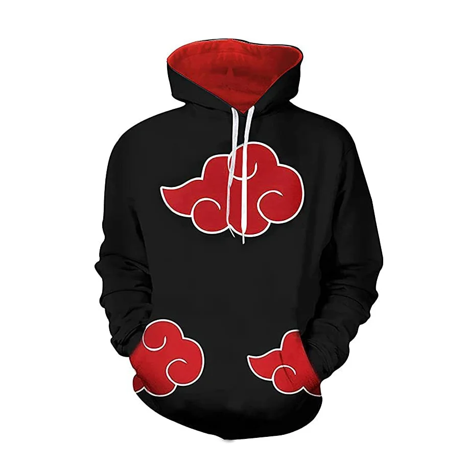 wholesale Narutos Japanese anime Cool fashion styles Long sleeves hooded sweatshirt