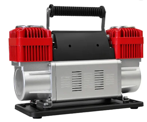 300L/MIIN Fast Inflating Heavy Duty Car Tire Inflator Pump Double Cylinders Full a Tyre In 40SECS 150PSI 12V/24V