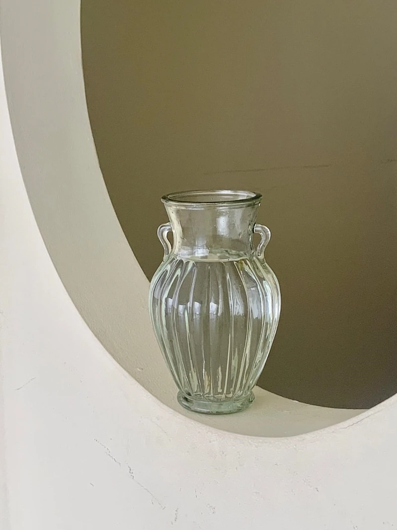Modern Large Cylinder Glass Flower Vase Clear Glass Vase For Flowers