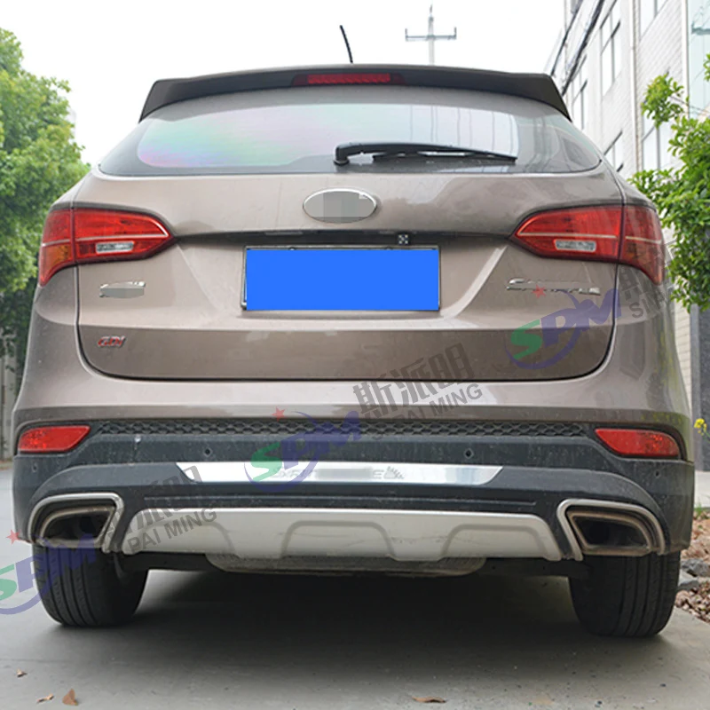 SPM ABS front and rear bumper guard protector for hyundai SANTAFE 2013-2015
