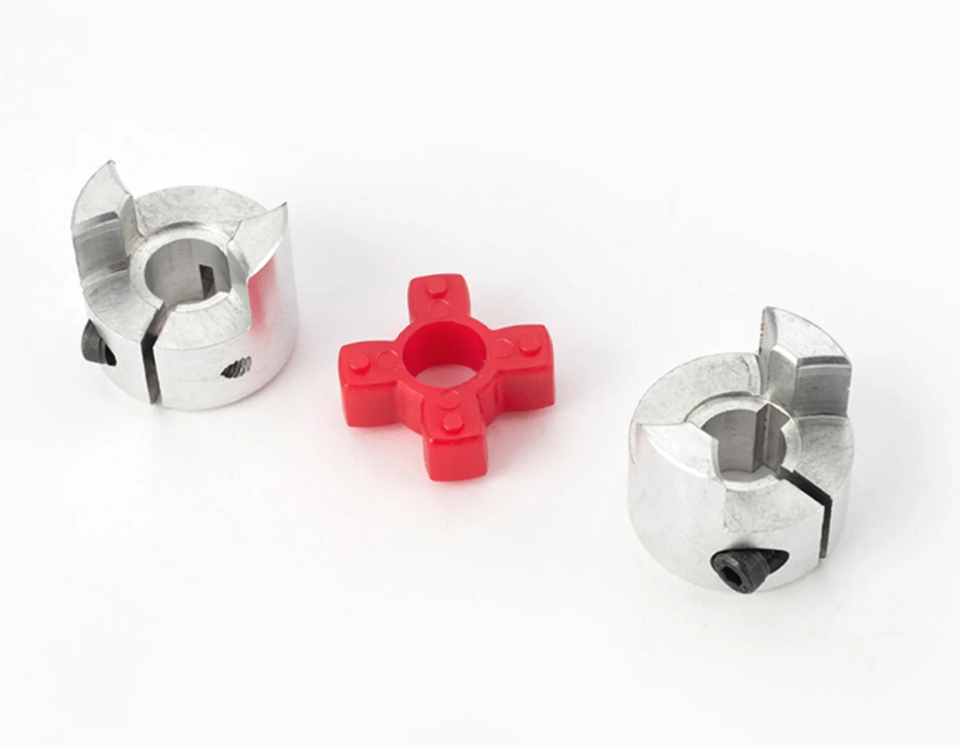High quality plum blossom coupling aluminum  star elastic servo motor screw coupling