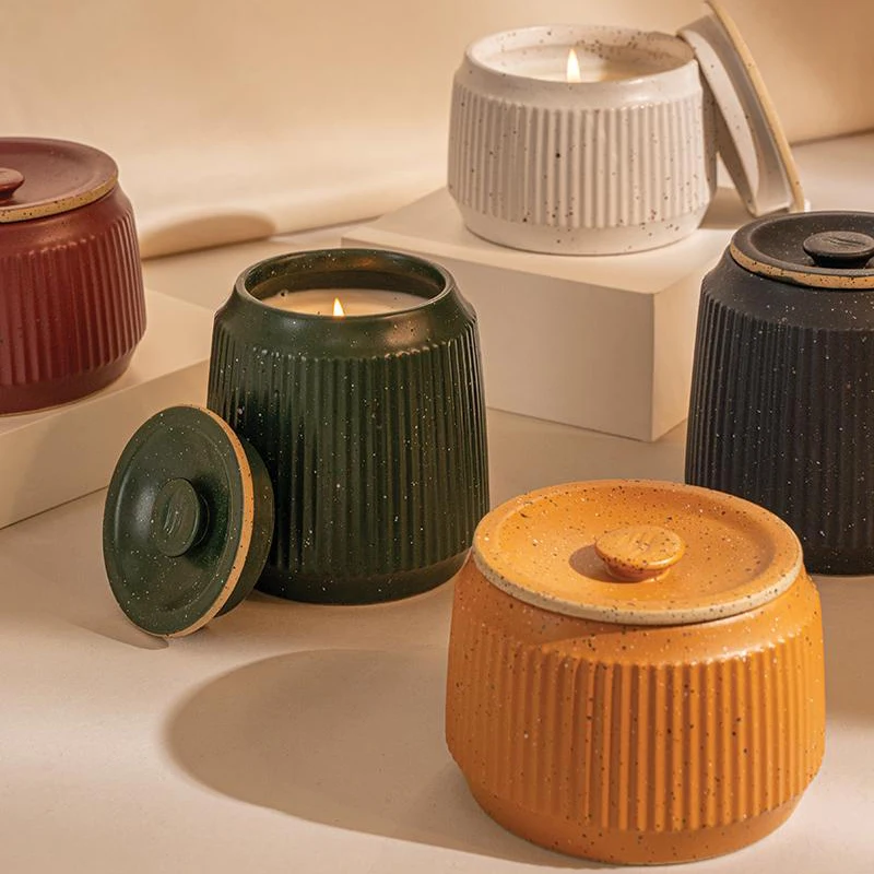 Luxury restaurant home decoration coffee tea canister jar porcelain ceramic food storage jars with lid