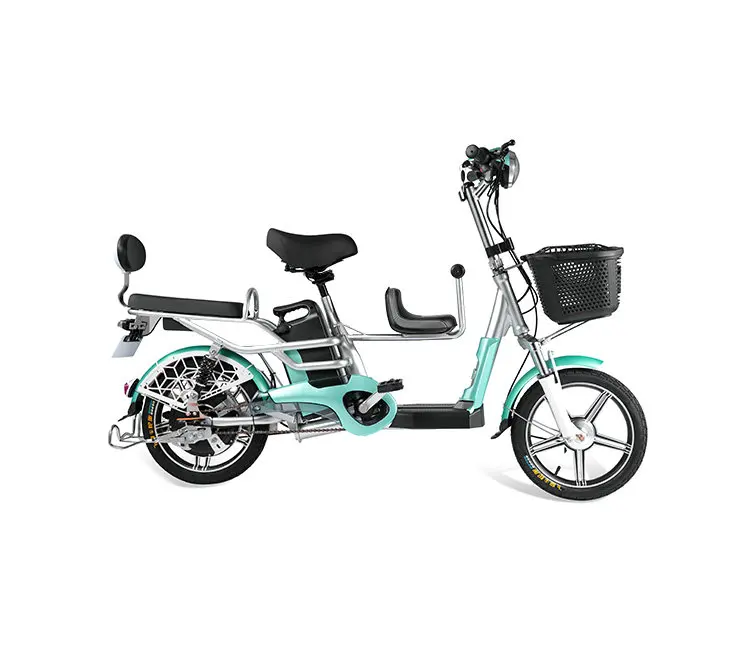 The new Chinese-made family parent-child adult electric bicycle 48v350W