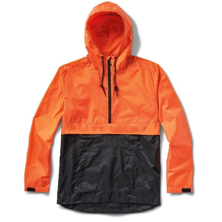 Custom hoodies sublimation half zip fitness training casual hoodie sweater color block windbreaker jumper hoodie jacket