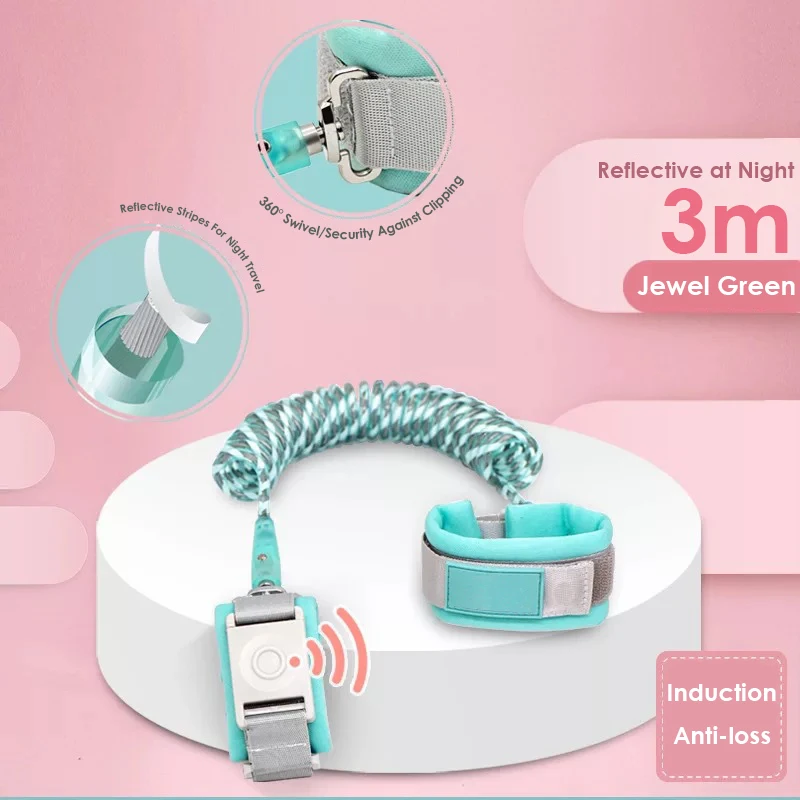 1 year old above stretched High Quality Reflective Strip Security Against Clipping Baby Anti Lost Wristband wholesale