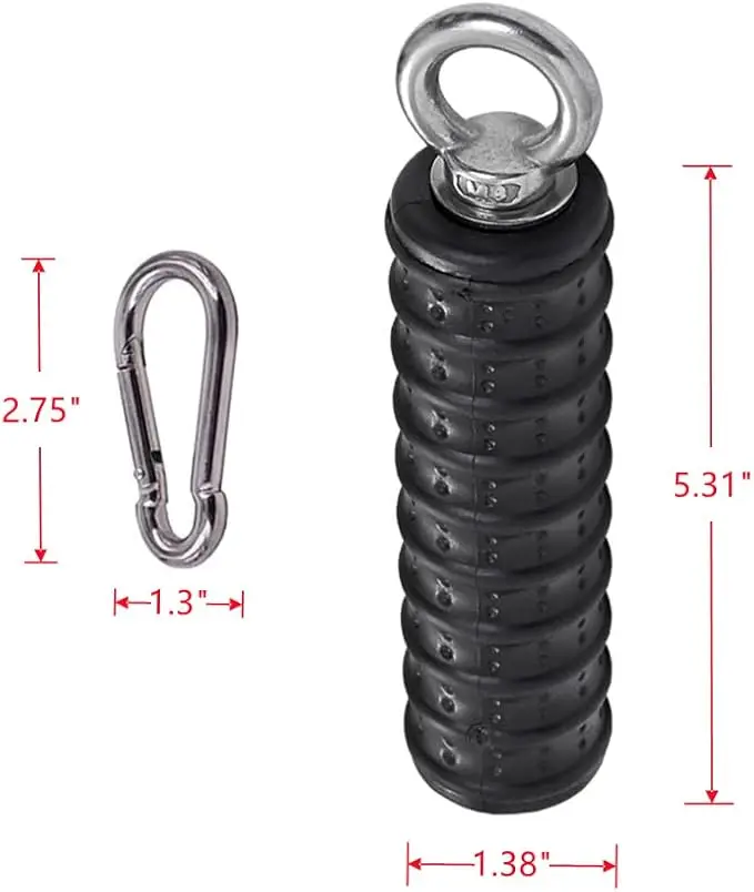 Tricep Rope Handle Pulldown Attachment Fitness Cable Attachments Pull Down Bar for Cable Machine