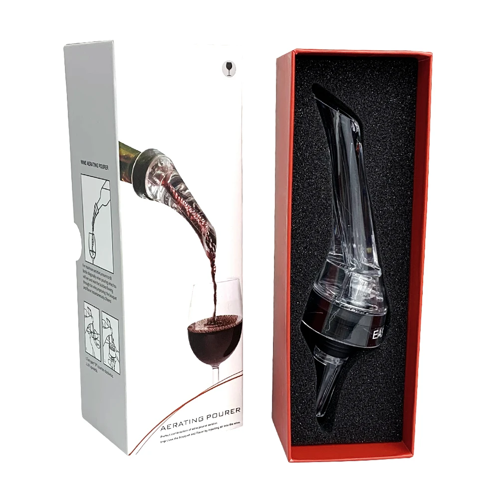 
Hot Sales Red Wine Bottle Pourer Air Aerator Portable Decanter Pourer And Quick Decanter Spout Wine Aerator Pourer 