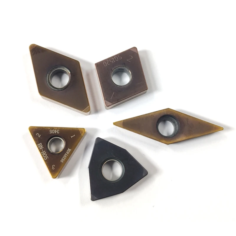 High speed hard cutting gear hardened steel face intermittently machined CBN blade
