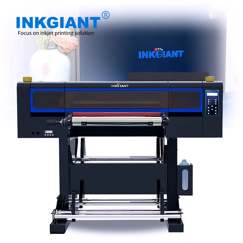 INKGIANT UV dtf film printer all in one machine TX800 printheads high quality logo printing 60 uv dtf printer