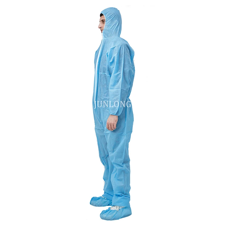 Professional Working Uniform Workwear Disposable PP SMS Painter Safety Coverall Working Clothes Custom Logo