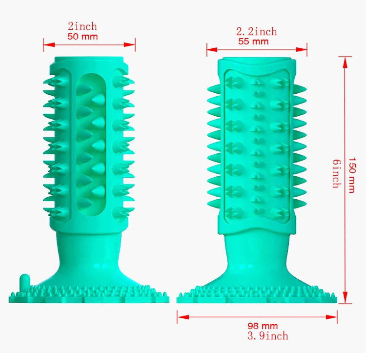 High Quality TPR Teeth Cleaning Serrated Molar Rod Pet Dog Playing Chew Toys Dog Toothbrush Pet Supplies