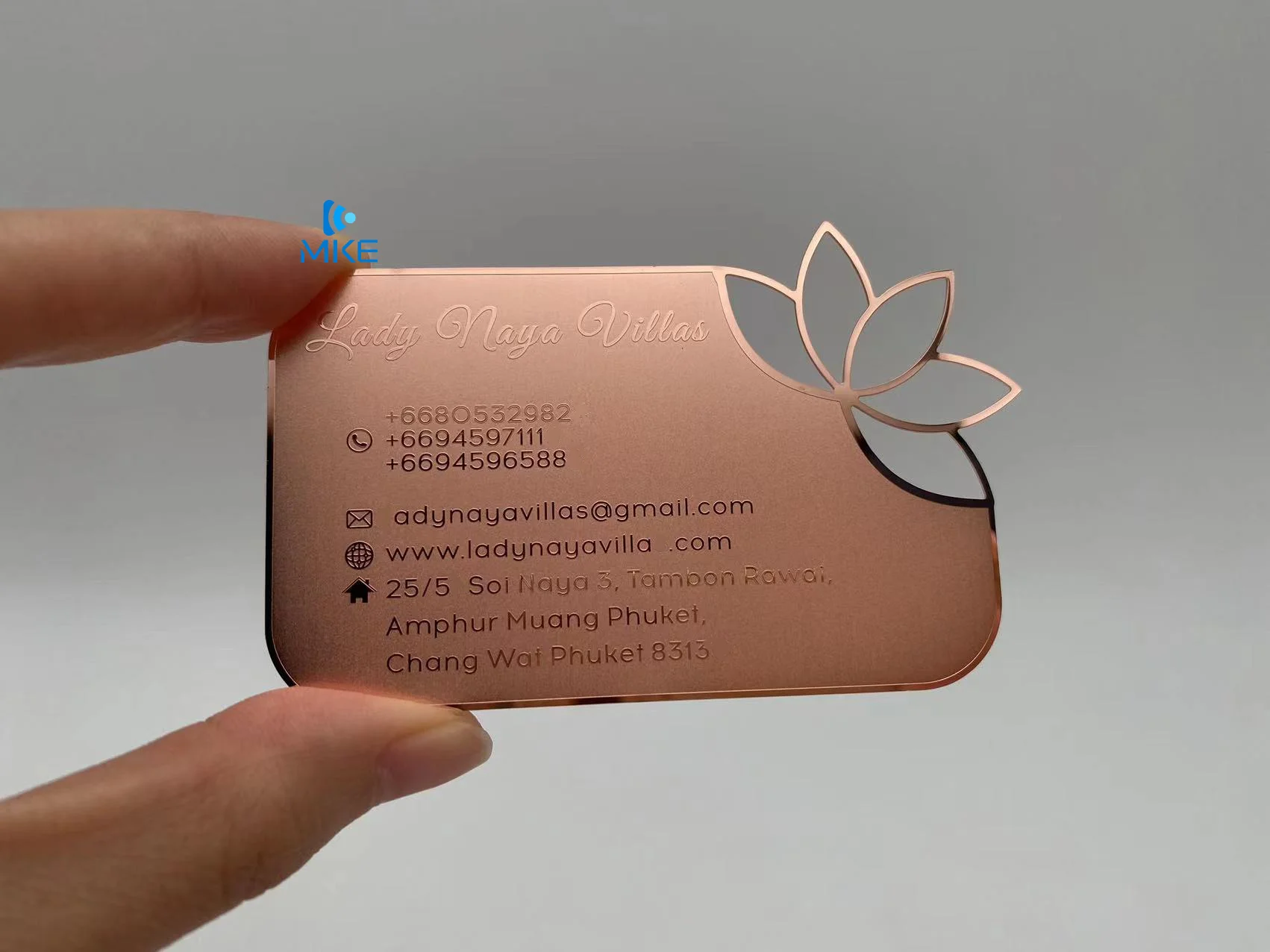 Luxury black and gold metal debit card